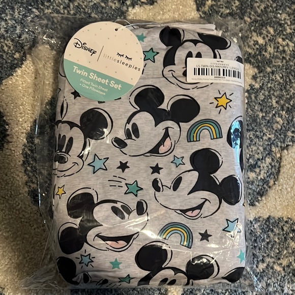 Little Sleepies Mickey Forever Twin Sheets
